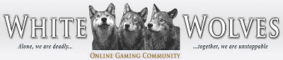 White Wolves guild banner